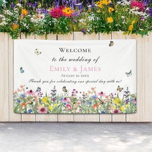 Floral Wedding Banner