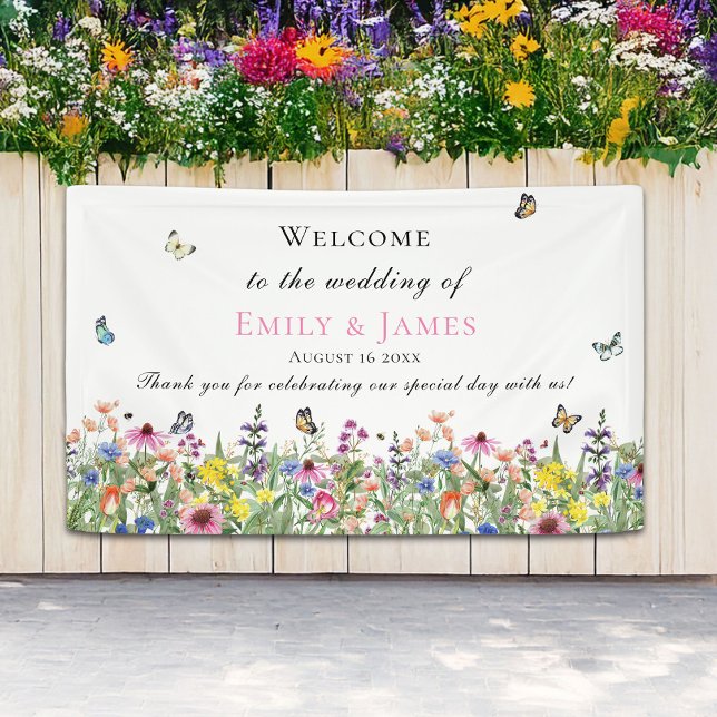 Floral Wedding Banner (Creator Uploaded)