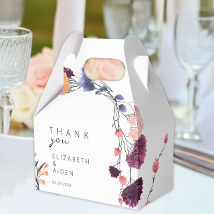 Floral Wedding Box Geschenkschachtel