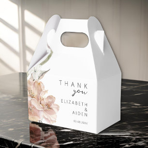 Floral Wedding Box Geschenkschachtel