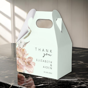 Floral Wedding Box Geschenkschachtel
