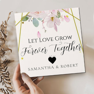 Floral Wedding Bridal Favour Seeds Envelope