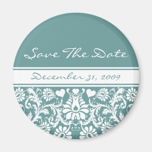 Floral Wedding Change to Any Colour Magnet
