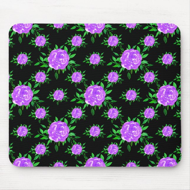 Floral Wedding Dresses Mouse Pad (Front)
