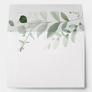 Floral Wedding Envelope