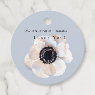 Floral Wedding Favour Tag
