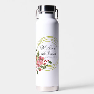 Floral Wedding Gifts for Mother In Law Mum Water Bottle
