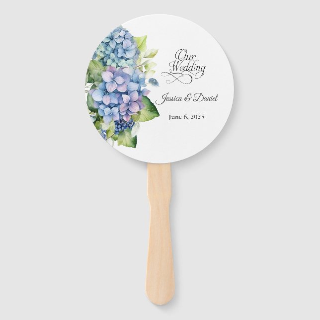 Floral Wedding     Hand Fan (Front)
