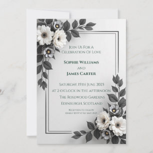Floral Wedding Invitation