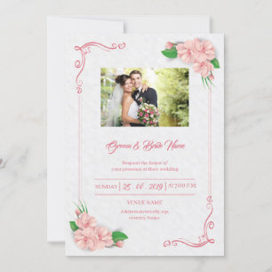 Floral Wedding Invitation