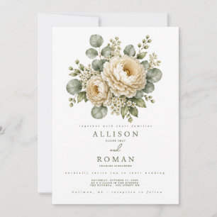 Floral Wedding Invitation