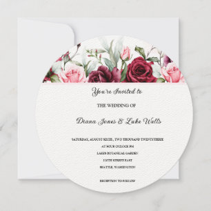 Floral Wedding Invitation