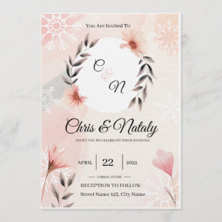 Floral Wedding Invitations