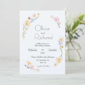 Floral Wedding Invitations