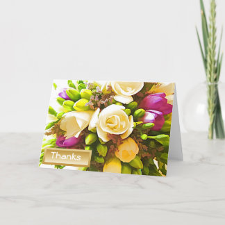 Floral Wedding Thank You Notes