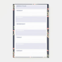 Floral Weekend Planner Style