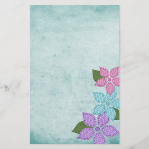 Floral Whimsy Stationery