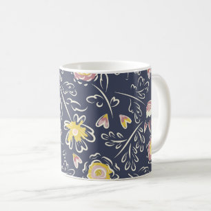Floral Whirlwind Coffee Mug