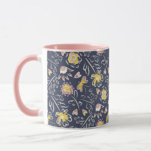 Floral Whirlwind  Mug