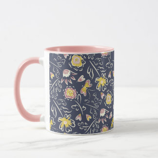 Floral Whirlwind  Mug