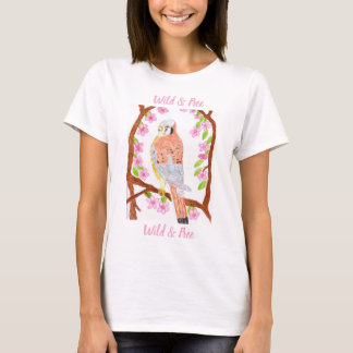 Floral Wild & Free Hark  T-Shirt