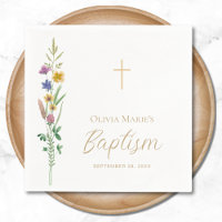 Floral Wildflower Baptism 