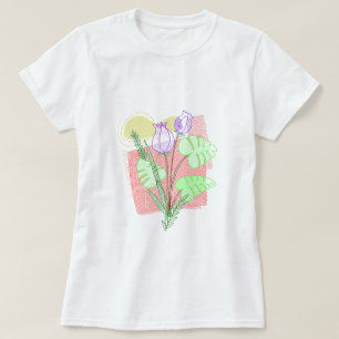 Floral Wildflower Nature Love Summer Vibes T-Shirt