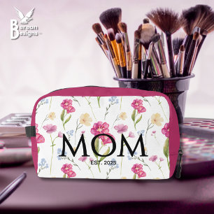 Floral Wildflower New Mum Gift Mum Established  Dopp Kit