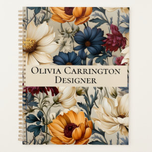 Floral Wildflowers Personalised Planner