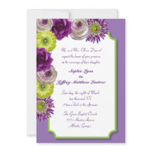 Floral Window invitation