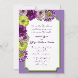 Floral Window invitation