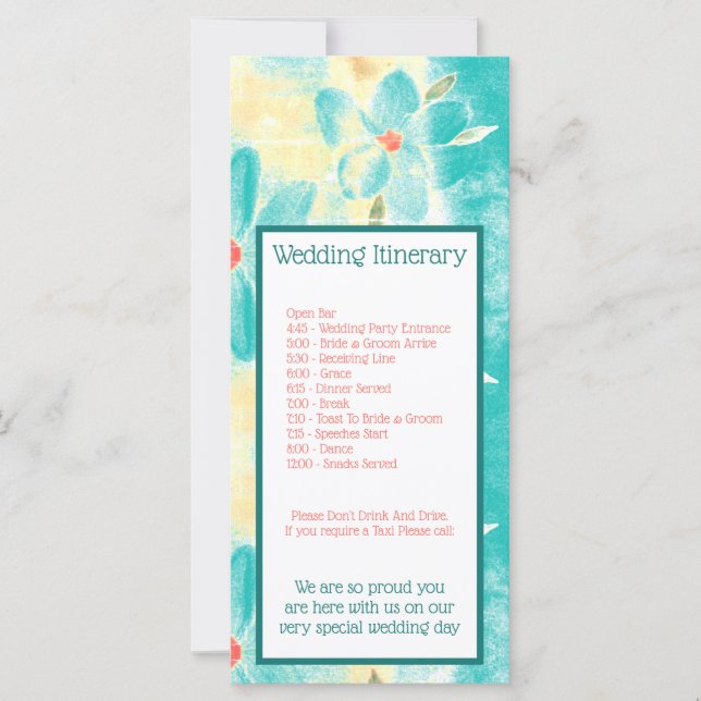 Floral With Teal (Front)