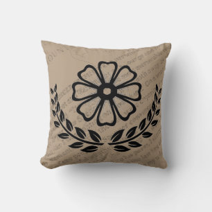 Floral with Text - Polyester Pillow 16" x 16"