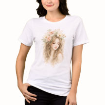 Floral Woman Portrait 