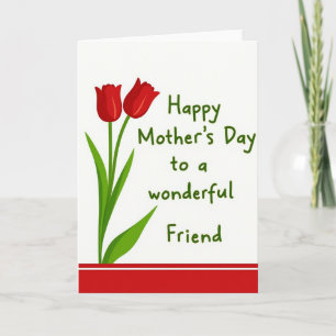 Floral Wonderful Friend Card