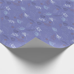 Floral Woodland Wrapping Paper - Lavendar