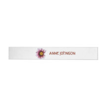 Floral Wrap Around Address Labels