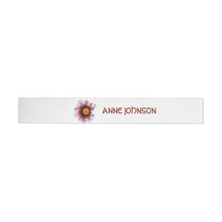 Floral Wrap Around Address Labels