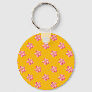 Floral Wrap Dress Key Ring