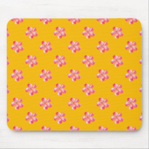 Floral Wrap Dress Mouse Pad