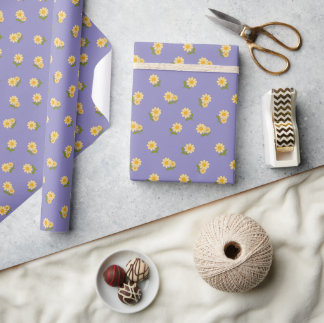 Floral wrapping paper