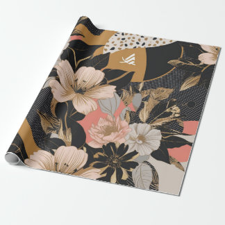 floral wrapping paper