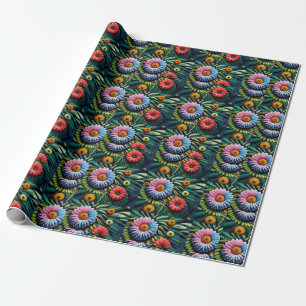 Floral wrapping paper 