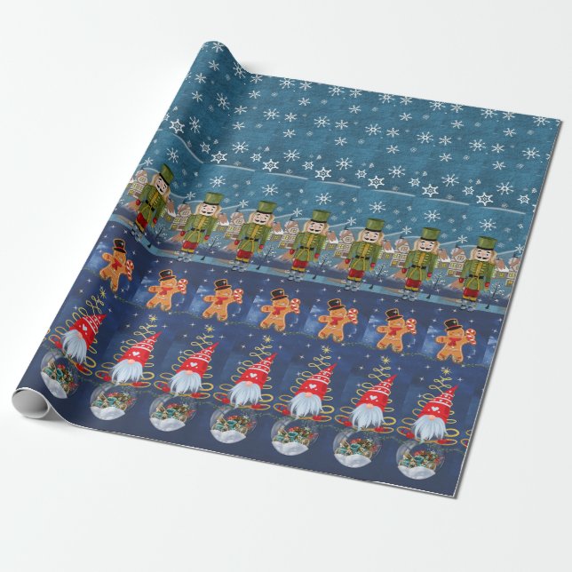 Floral Wrapping Paper (Unrolled)