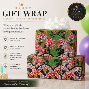 Floral Wrapping Paper Ornamental Gift Wrap