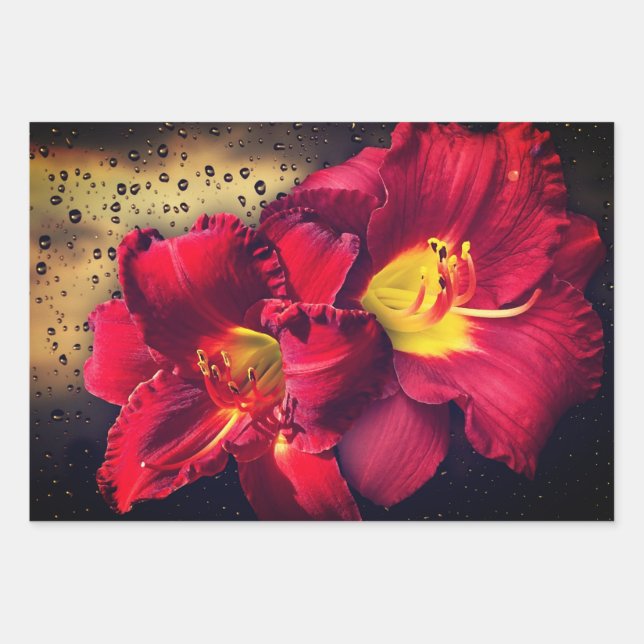 Floral Wrapping Paper Sheets (Front 2)