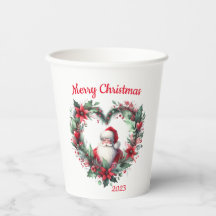 Floral Wreath - Christmas 2023 Santa Claus