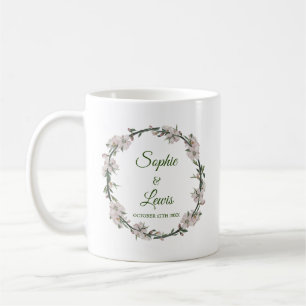 Floral Wreath Coffee Mug