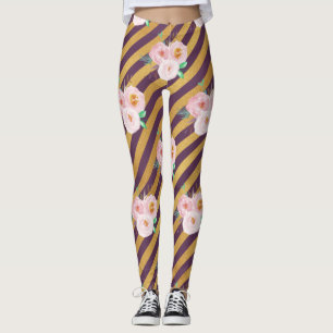 Floral Wreath Decal Leggings