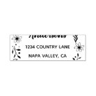 Floral Wreath | Family Name Return Address